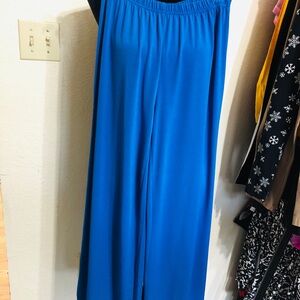 Bob Mackie Electric Blue Wide Leg Pants